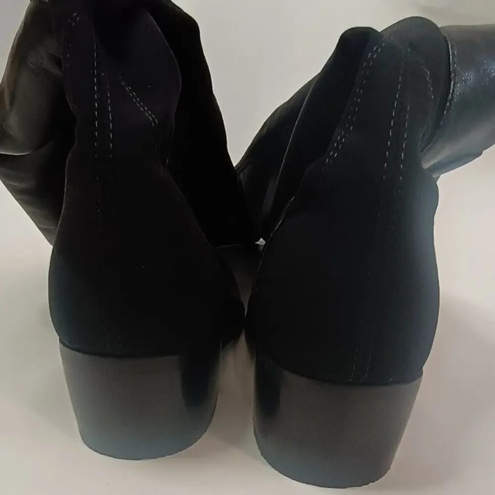 Stuart Weitzman 5050 Over The Knee Black Leather Boots Size 7B